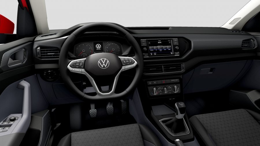 Volkswagen T-Cross, T-Cross Life 1,0 TSI 70 kW 5G, barva červená