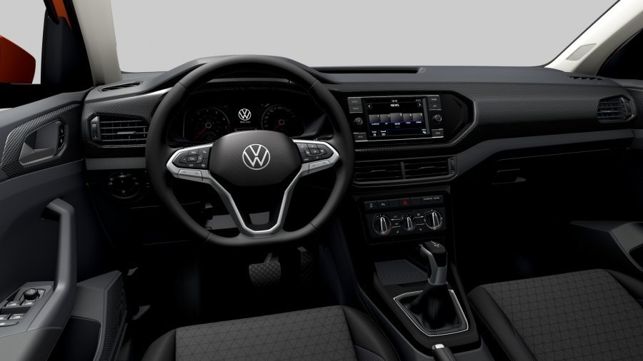 Volkswagen T-Cross, T-Cross Life 1,0 TSI 81 kW 7DSG, barva oranžová