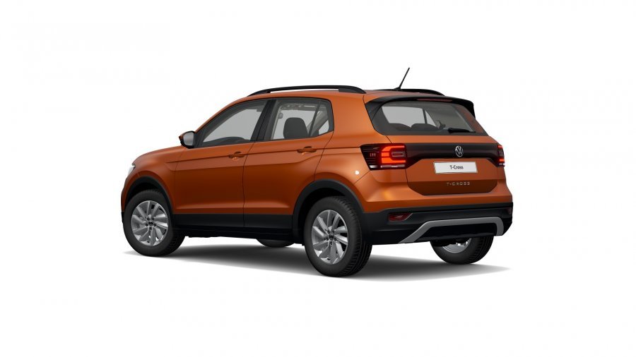 Volkswagen T-Cross, T-Cross Life 1,0 TSI 70 kW 5G, barva oranžová