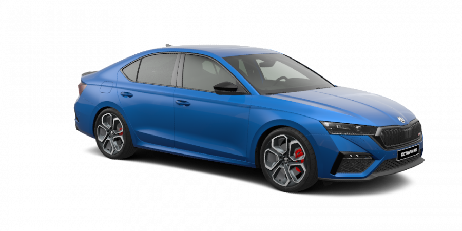 Škoda Octavia, 2,0 TSI 180 kW 6-stup. mech., barva modrá