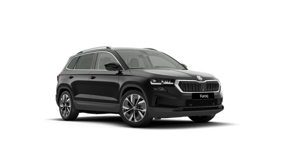 Škoda Karoq, 1,5 TSI 110 kW 7° automatická DSG, barva černá