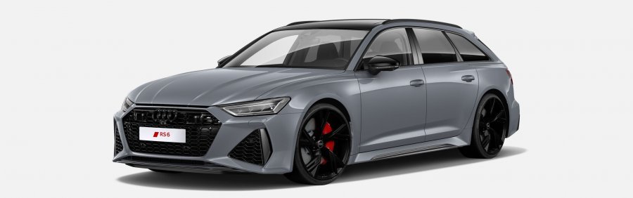 Audi A6, RS6 Avant TFSI 441 kW quattro, barva šedá