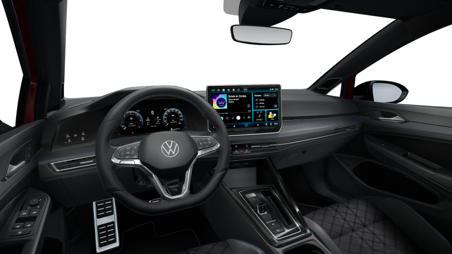 Volkswagen Golf, Golf R-Line People 1,5 eTSI 7DSG mHEV, barva červená