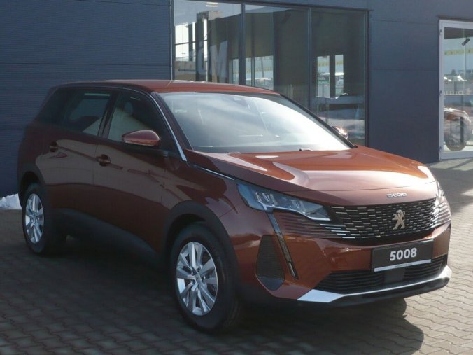 Peugeot 5008, ACTIVE PACK 1,2 130k + VÝHŘEV SKLAD, barva oranžová