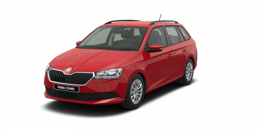 Škoda Fabia, 1,0 TSI 70 kW 5-stup. mech., barva červená