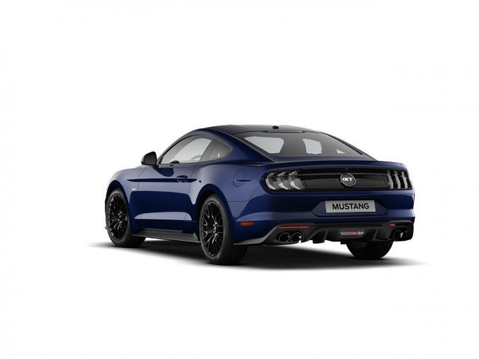 Ford Mustang, liftback, MUSTANG V8 GT Fastback 5,0 GT 330 kW / 449 k, barva modrá