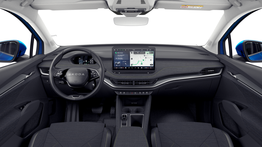 Škoda Elroq, 82 kWh 210 kW 1° převodovka, barva modrá
