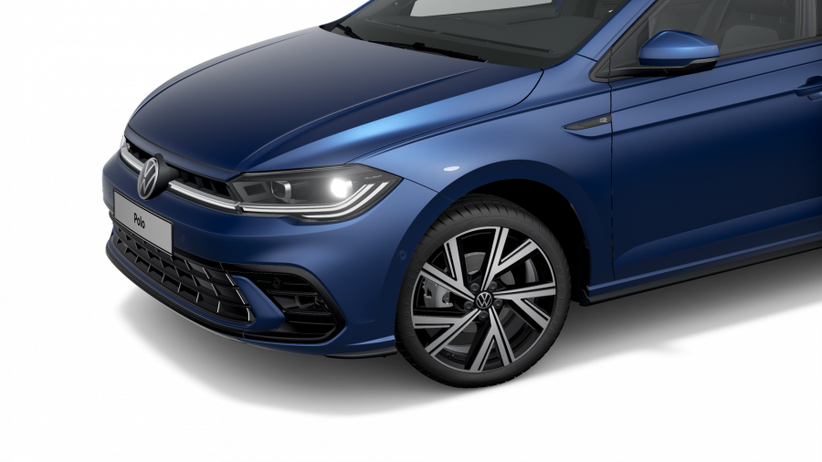 Volkswagen Polo, Polo R-Line 1,0 TSI 7DSG, barva modrá