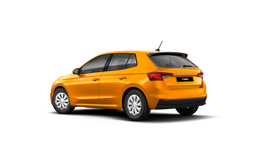 Škoda Fabia, 1,0 TSI 70 kW 5-stup. mech., barva oranžová