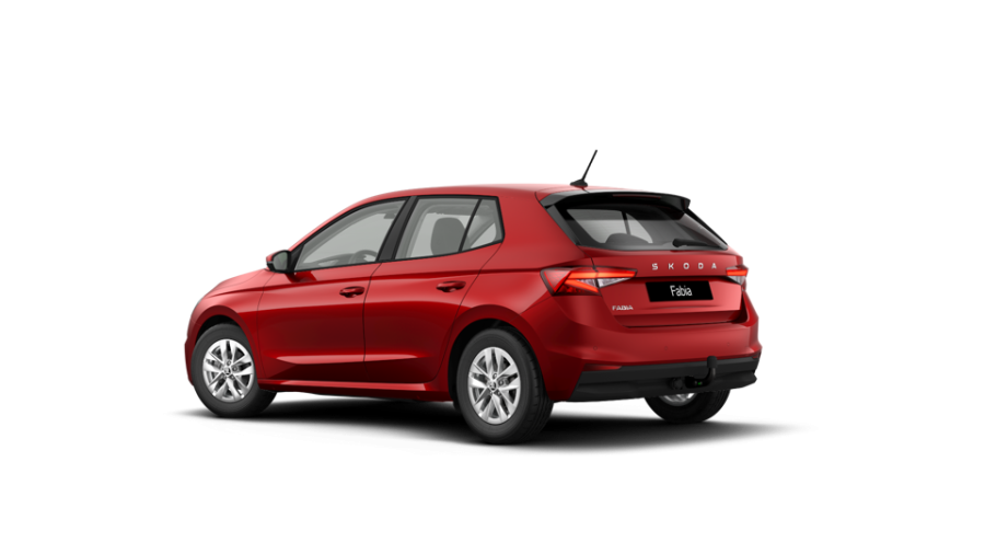 Škoda Fabia, 1,0 TSI 70 kW 5° manuální, barva červená