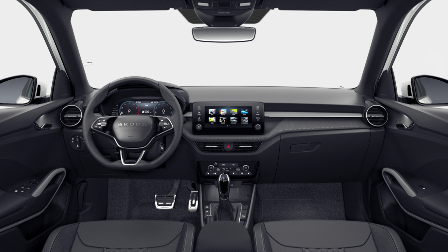 Škoda Fabia, 1,5 TSI 110 kW 7° automatická DSG, barva bílá