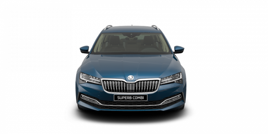 Škoda Superb, 2,0 TDI 147 kW 7-stup. automat. 4x4, barva modrá