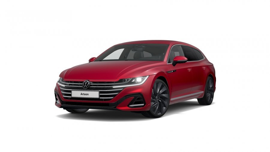 Volkswagen Arteon Shooting Brake, Arteon SB R-Line 2,0 TDI 7DSG 4MOT, barva červená