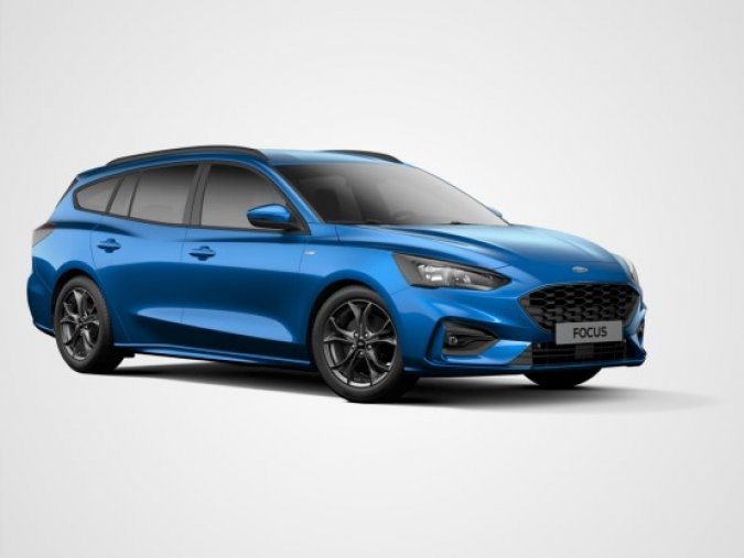 Ford Focus, FOCUS KOMBI, ST-LINE, 1.5 ECOBOOST 150K, 8ST AUT, barva modrá