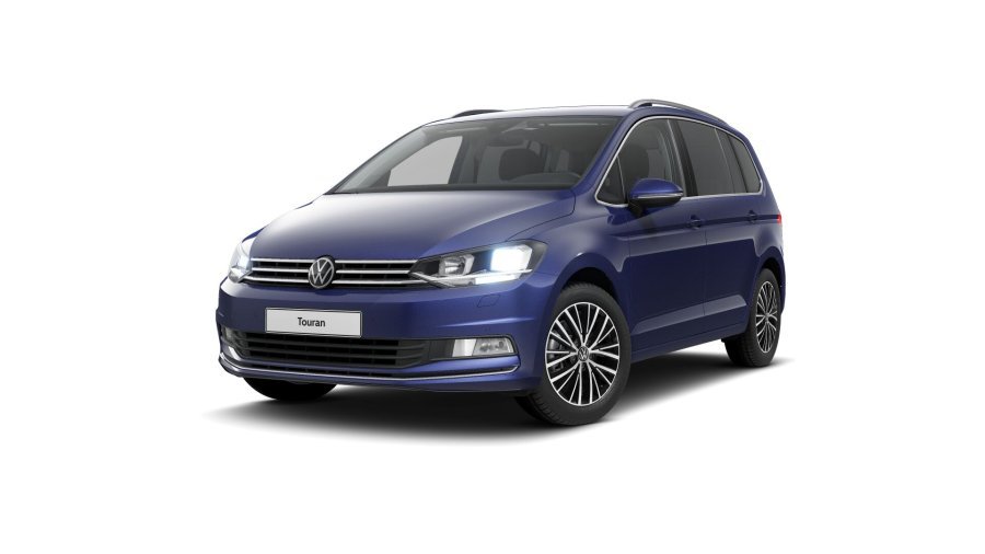 Volkswagen Touran, Touran HL 2,0 TDI 7DSG EVO, barva modrá