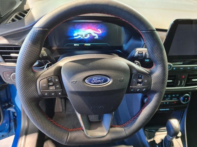 Ford Puma, SUV, ST-Line SUV 1,0 EcoBoost Hybrid (mHEV) 92 kW / 125 k 7st. Po, barva modrá