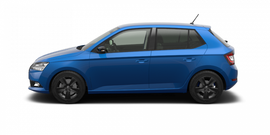Škoda Fabia, 1,0 TSI 70 kW 7-stup. automat., barva modrá