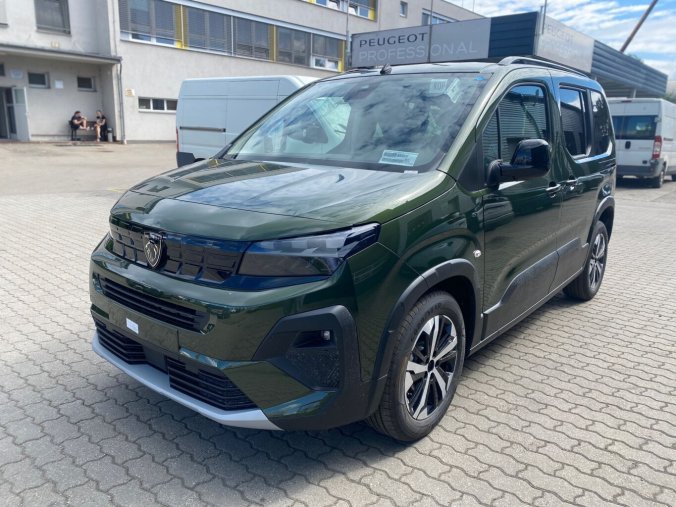 Peugeot Rifter, Peugeot Rifter LONG GT BlueHDi 130 EAT8 - 7MÍST - 7723, barva zelená