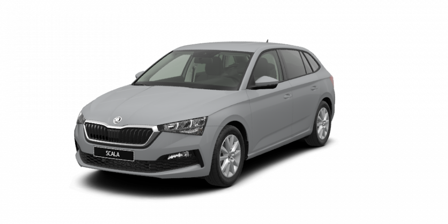 Škoda Scala, 1,0 TSI 70 KW 5-stup. mech., barva šedá