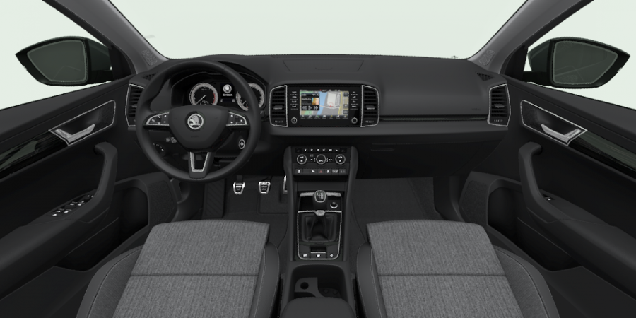 Škoda Karoq, 1,5 TSI 110 kW 6-stup. mech., barva šedá