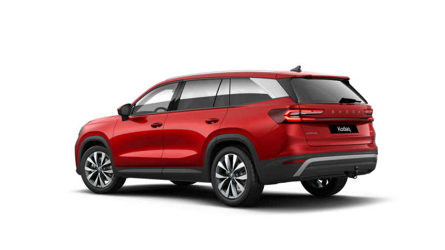 Škoda Kodiaq, 2,0 TDI 142 kW 7° automatická DSG 4x4, barva červená