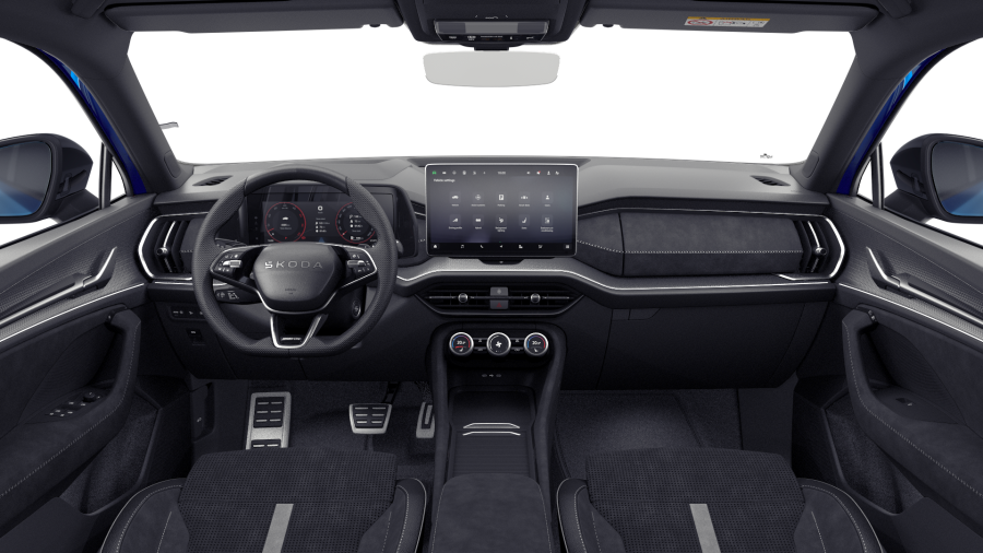 Škoda Kodiaq, 2,0 TDI 142 kW 7° automatická DSG 4x4, barva modrá