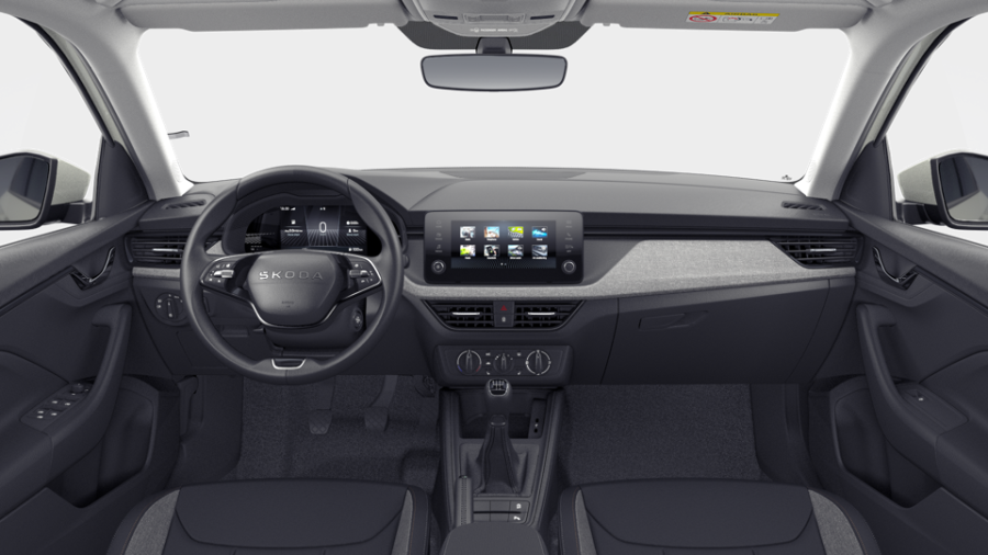 Škoda Scala, 1,0 TSI 70 kW 5° manuální, barva šedá