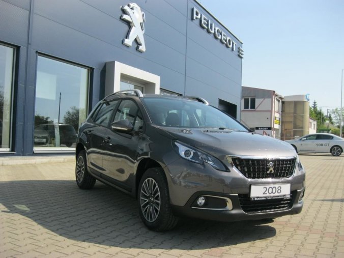 Peugeot 2008, ACTIVE 1.6 BlueHDi 100k, barva šedá