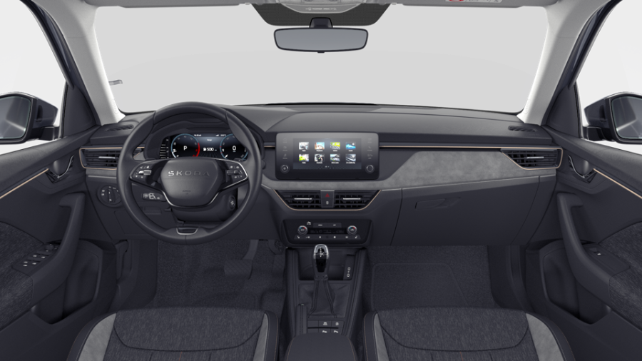 Škoda Kamiq, 1,5 TSI 110 kW 7° automatická DSG, barva šedá