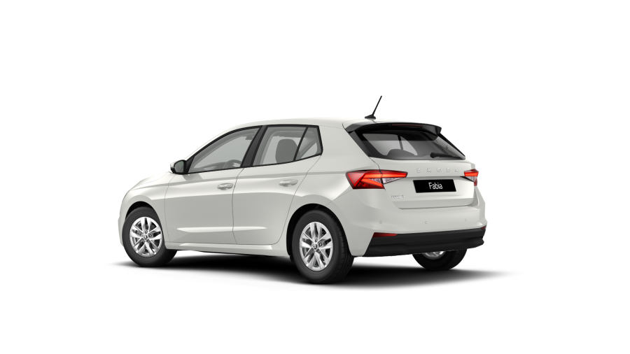 Škoda Fabia, 1,0 MPI 59 kW 5° manuální, barva bílá