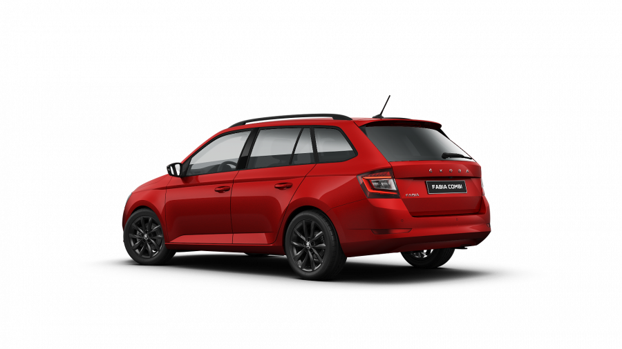 Škoda Fabia, 1,0 TSI 70 kW 5-stup. mech., barva červená