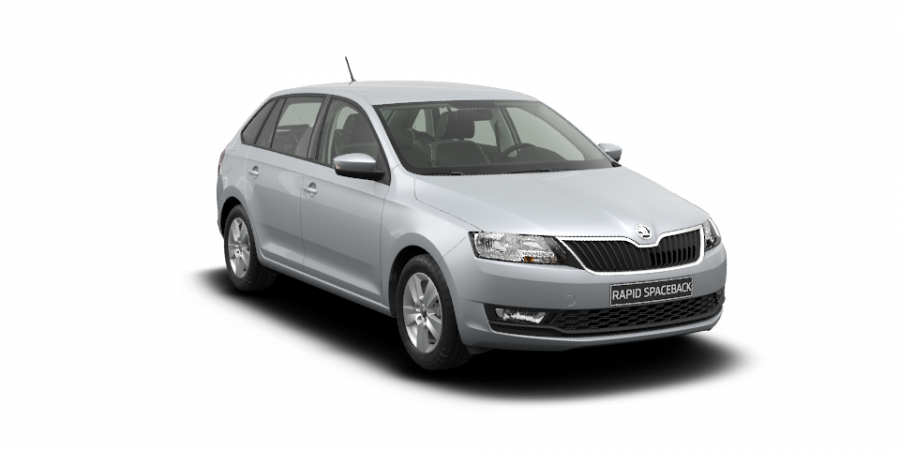 Škoda Rapid, 1,0 TSI 81 kW 6-stup. mech., barva stříbrná