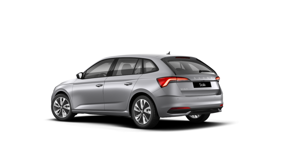 Škoda Scala, 1,0 TSI 85 kW 6° manuální, barva stříbrná