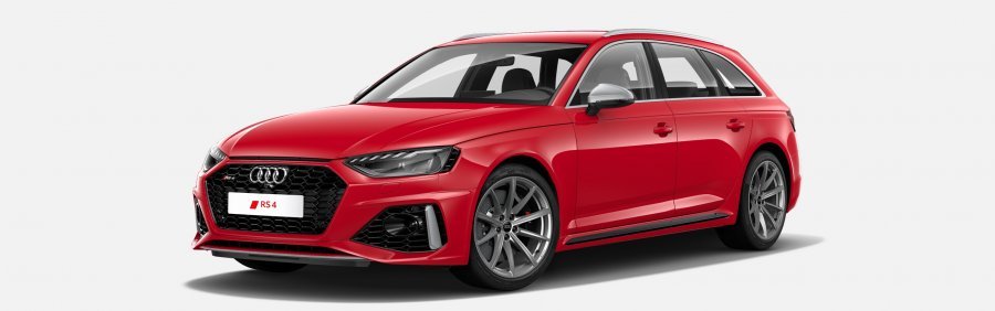 Audi A4, RS4 Avant TFSI 331 kW quattro, barva červená