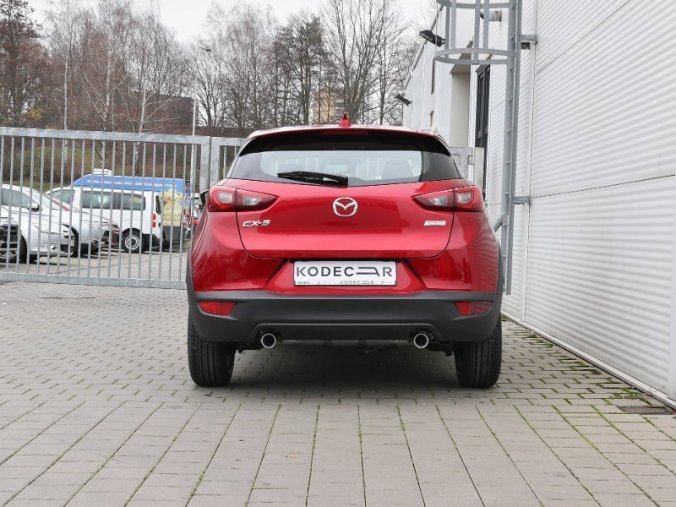 Mazda CX-3, 2,0 Skyactiv-G 89kW/121k 6MAN, barva červená