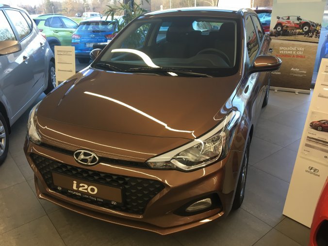 Hyundai i20, 1,25i 55 kW (95 NAT) 5 st. man, barva hnědá