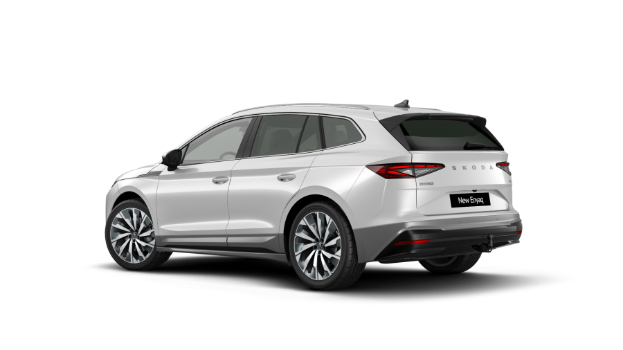 Škoda Enyaq iV, 82 kWh 210 kW 1° automatická, barva bílá
