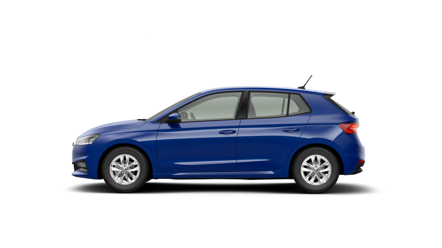 Škoda Fabia, 1,0 MPI 59 kW 5° manuální, barva modrá