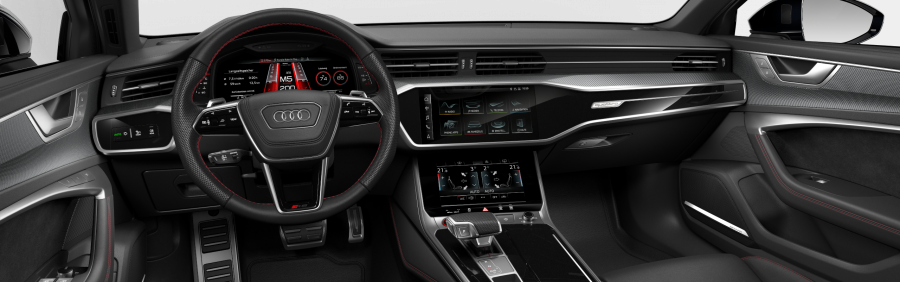 Audi A6, RS6 Avant TFSI 441 kW quattro, barva černá