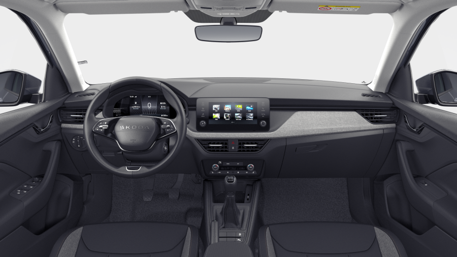 Škoda Scala, 1,5 TSI 110 kW 6° manuální, barva šedá