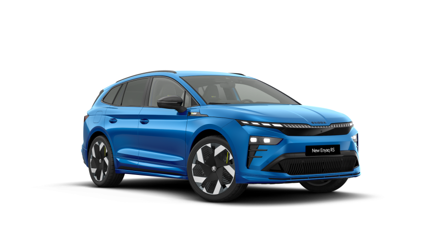 Škoda Enyaq iV, 82 kWh 250 kW 1° převodovka 4x4, barva modrá