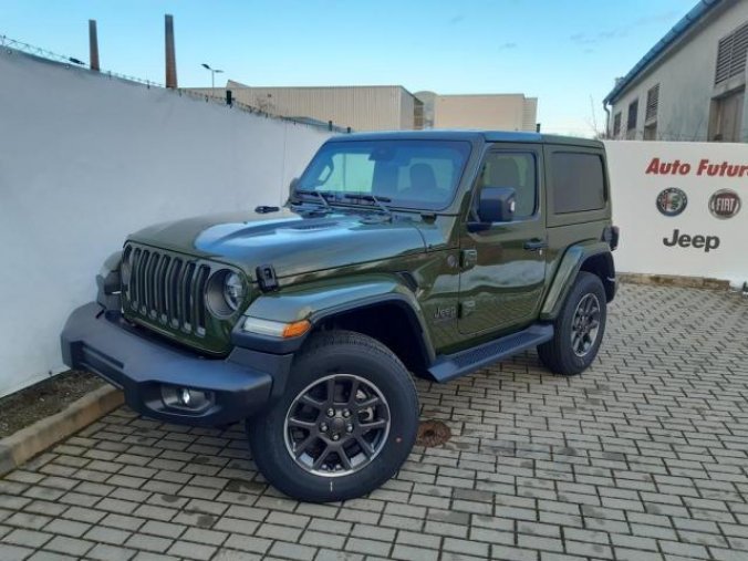 Jeep Wrangler, 2,0T 270 PS 80 ´th Anniversary, barva zelená