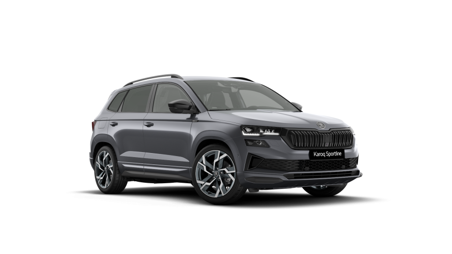 Škoda Karoq, 2,0 TSI 140 kW 7° automatická DSG 4x4, barva šedá