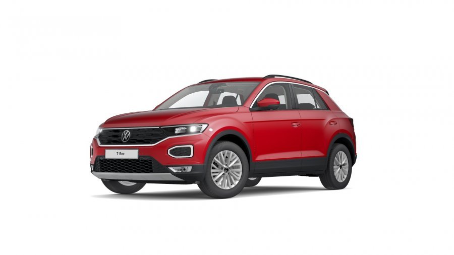 Volkswagen T-Roc, T-Roc Design 1,0 TSI 6G, barva červená