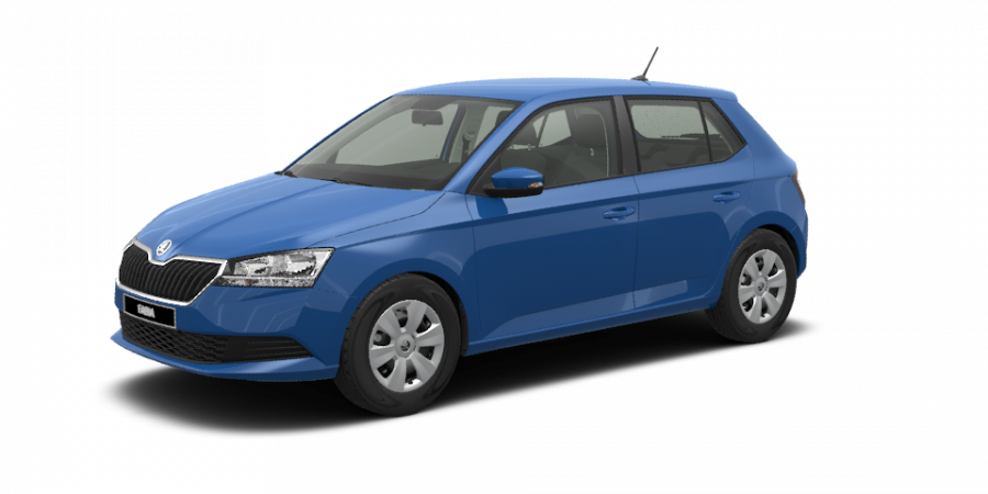 Škoda Fabia, 1,0 TSI 70 kW 5-stup. mech., barva modrá