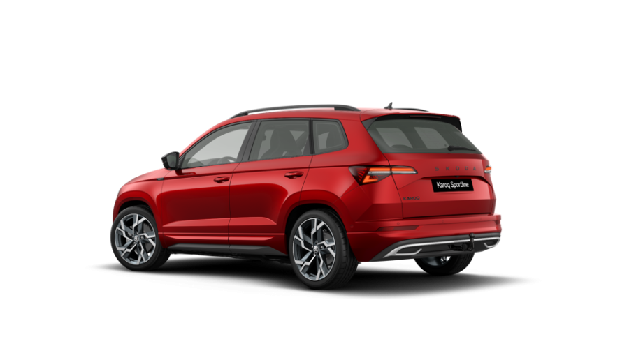 Škoda Karoq, 1,5 TSI 110 kW 7° automatická DSG, barva červená