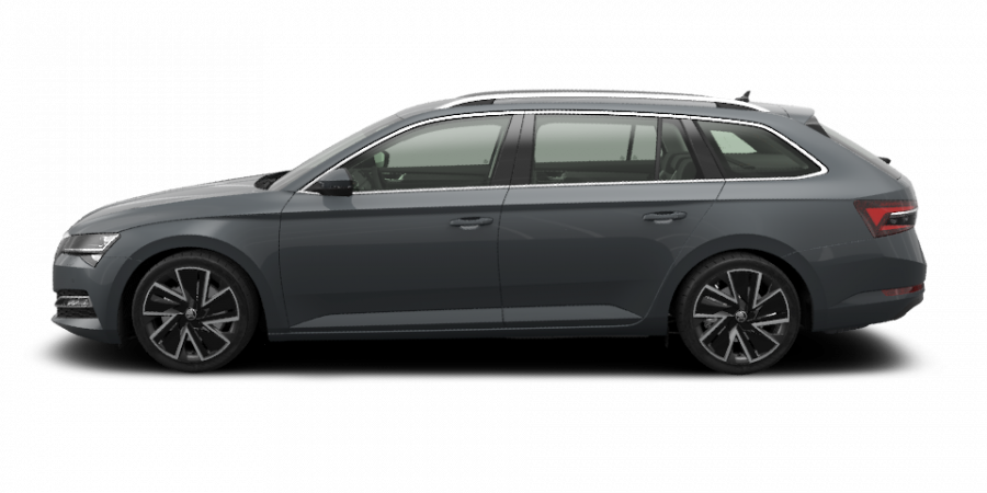 Škoda Superb, 2,0 TDI 147 kW 7-stup. automat., barva šedá