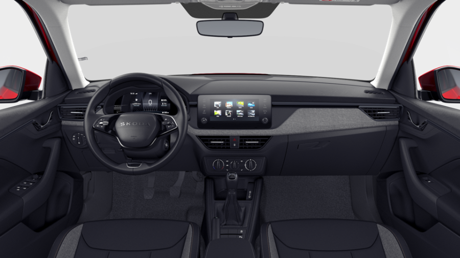 Škoda Kamiq, 1,5 TSI 110 kW 6-stup. mech., barva červená