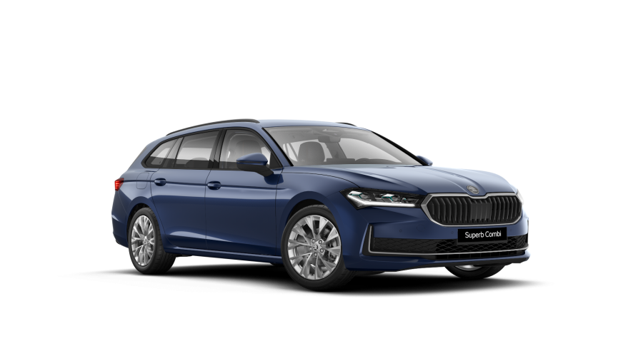 Škoda Superb, 2,0 TDI 110 kW 7-stup. automat., barva modrá