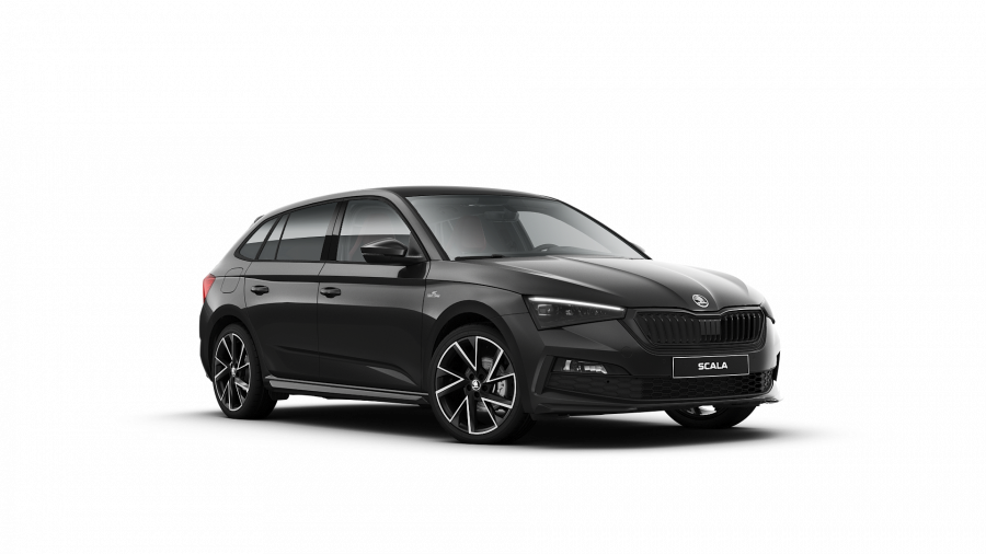 Škoda Scala, 1,5 TSI 110 kW 6-stup. mech., barva černá